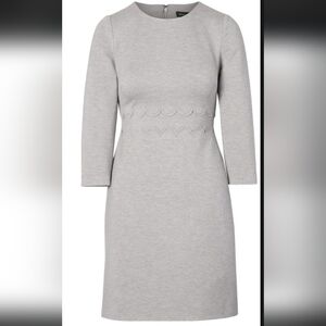 Banana Republic Gray Long Sleeve Sheath Dress